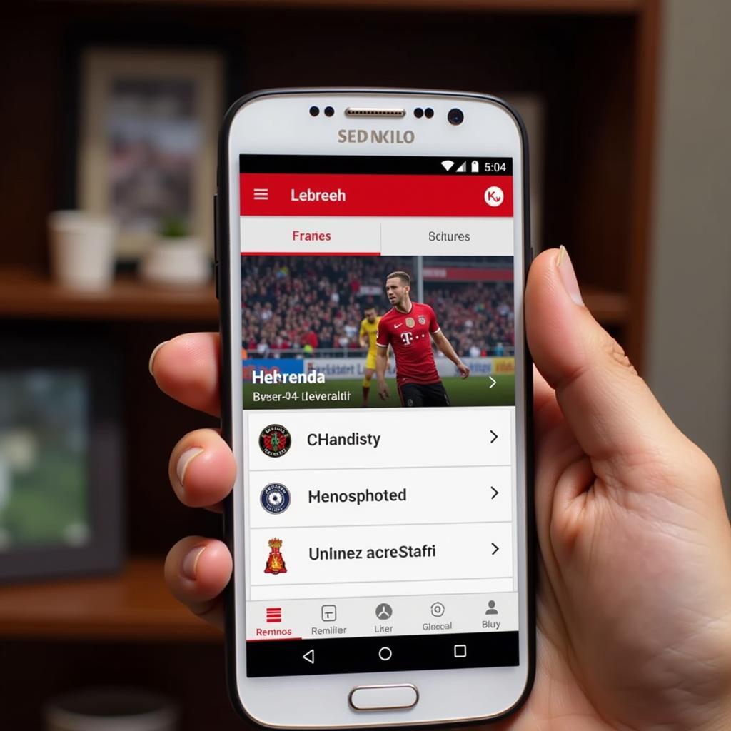 Bayer 04 Leverkusen TV App auf dem Smartphone: Erlebe die Werkself überall