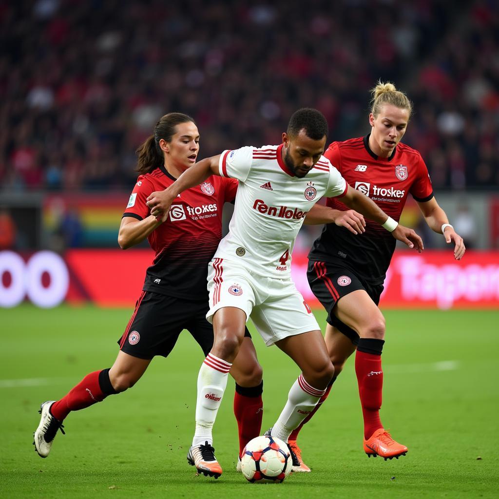 Bayer 04 Leverkusen gegen Union Berlin: Ein intensives Duell in der BayArena.