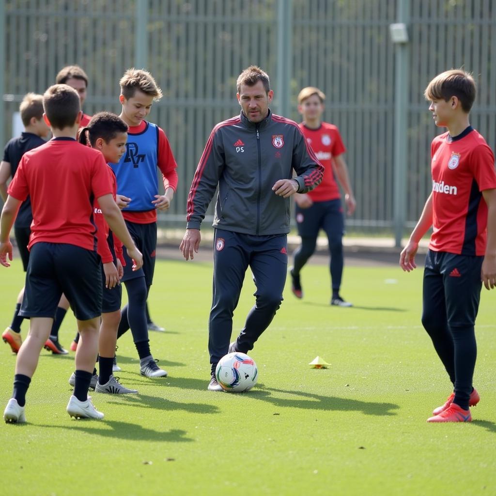 Bayer Leverkusen 04 U15 Trainingseinheit 2016/17