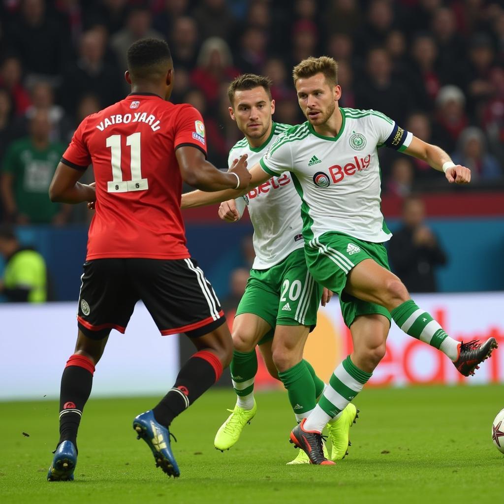 Bayer Leverkusen gegen Betis Sevilla in der Europa League