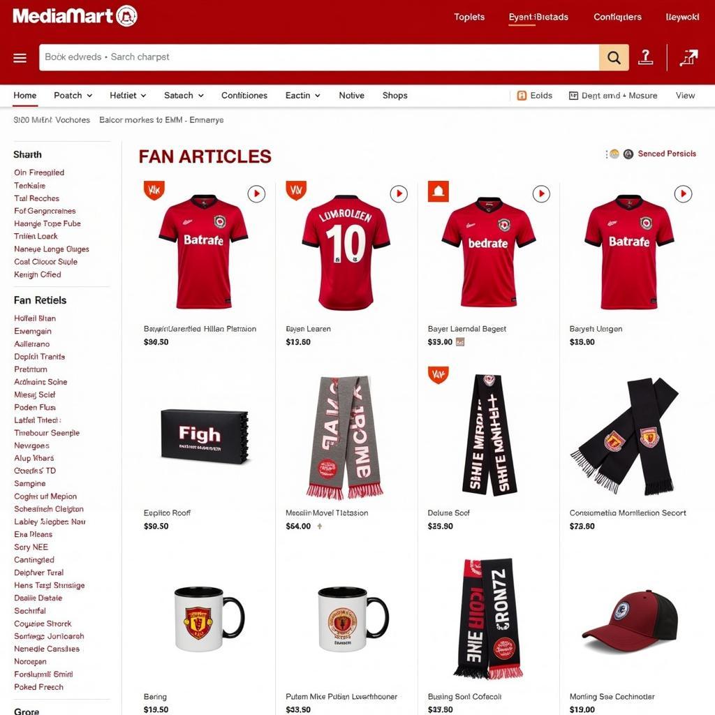 Bayer Leverkusen Fanartikel im Media Markt Onlineshop