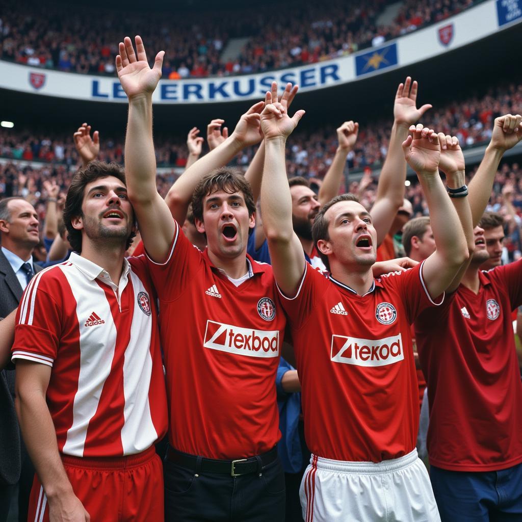 Bayer Leverkusen Fans in der Saison 1981/82