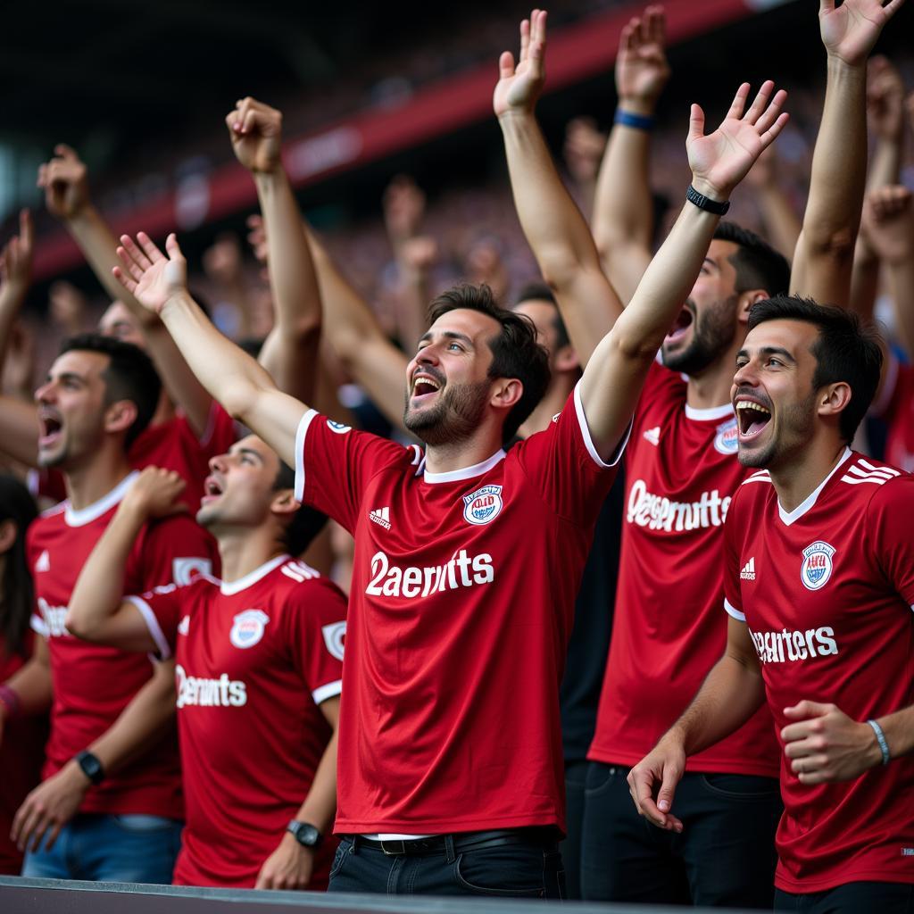 Die Fans von Bayer Leverkusen - Eine wichtige Stütze des Vereins.