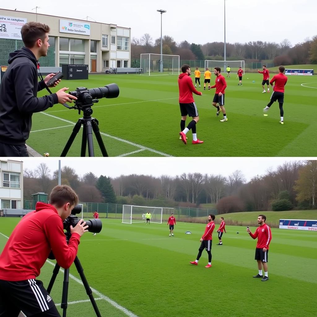 Bayer Leverkusen Fotoclub Training Fotos