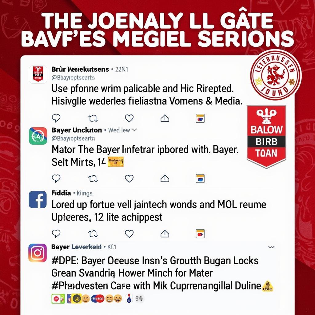 Social Media Kanäle der Bayer Leverkusen Frauen