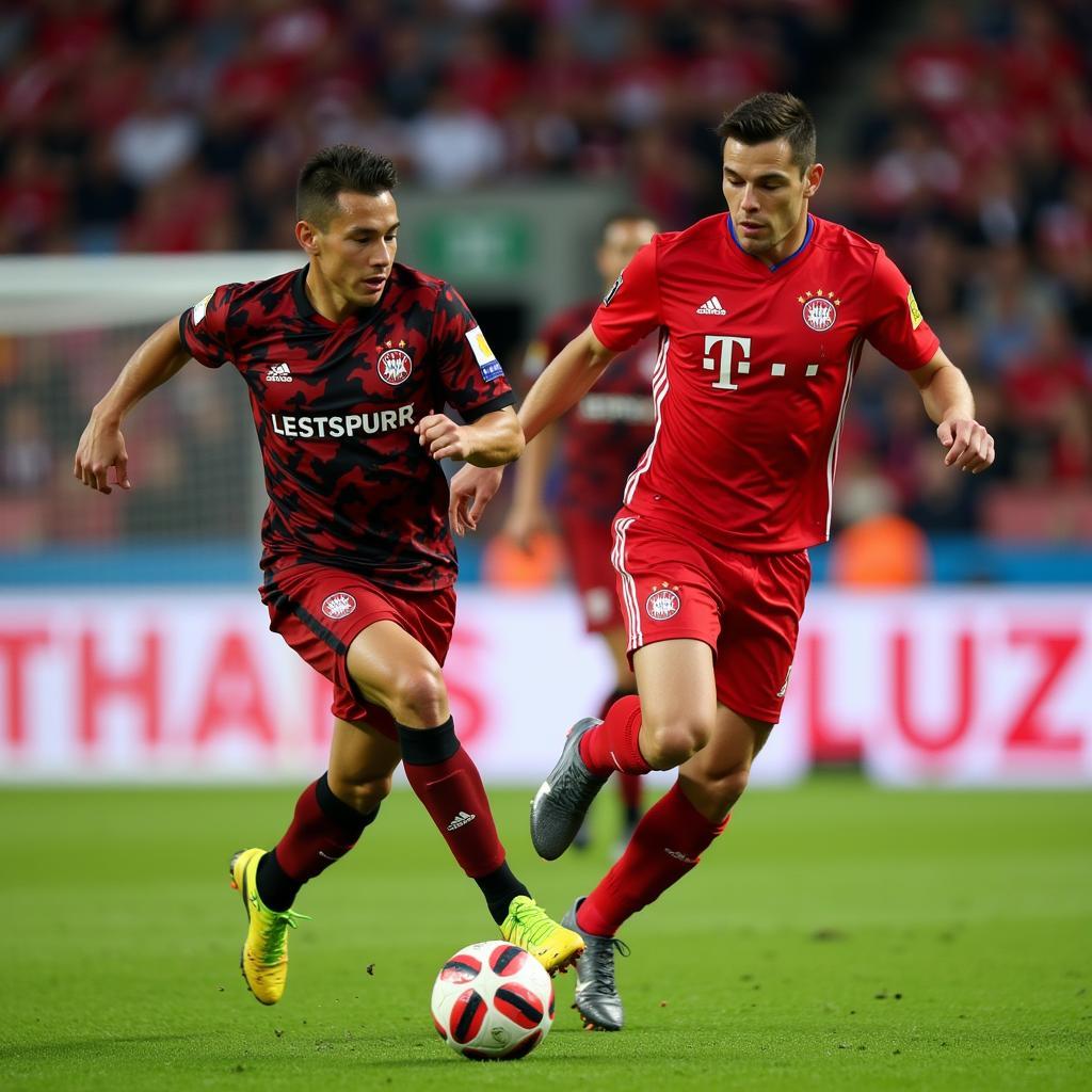 Bayer Leverkusen's offensive Spielstil