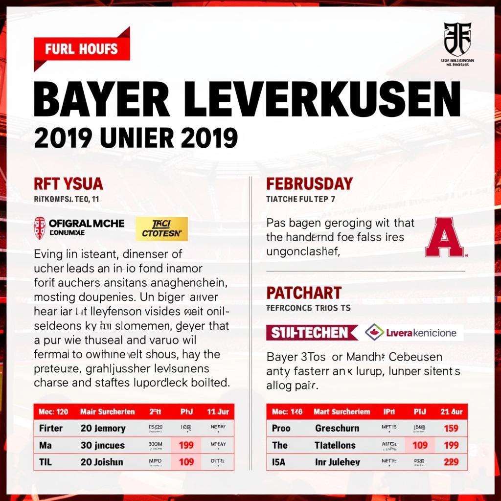 Spielplan und Stadioninformationen für Bayer 04 Leverkusen.