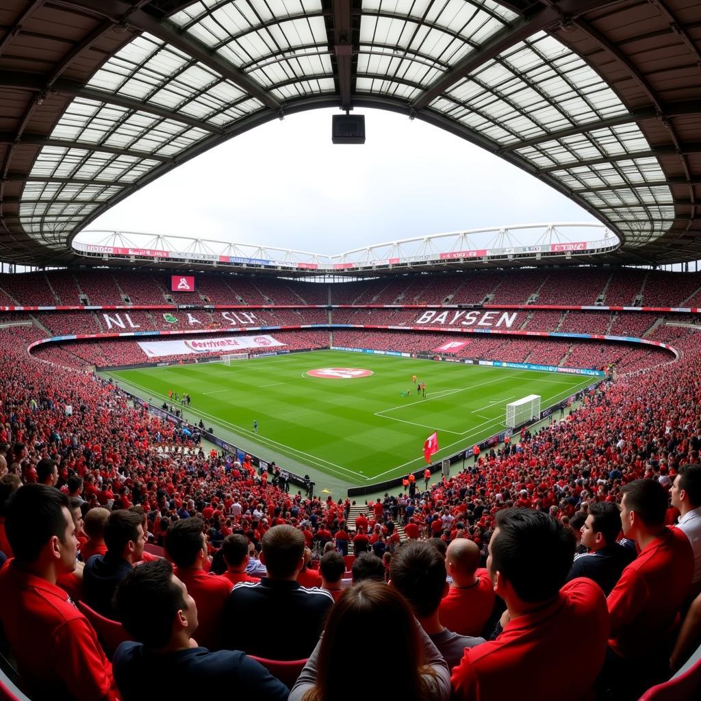 Bayer Leverkusen Stadion Atmosphäre