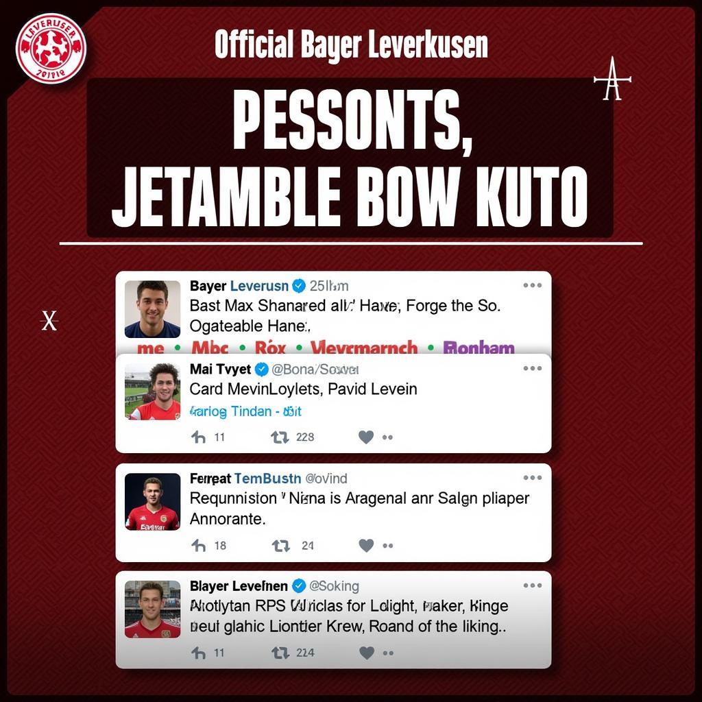 Bayer Leverkusen Twitter Feed