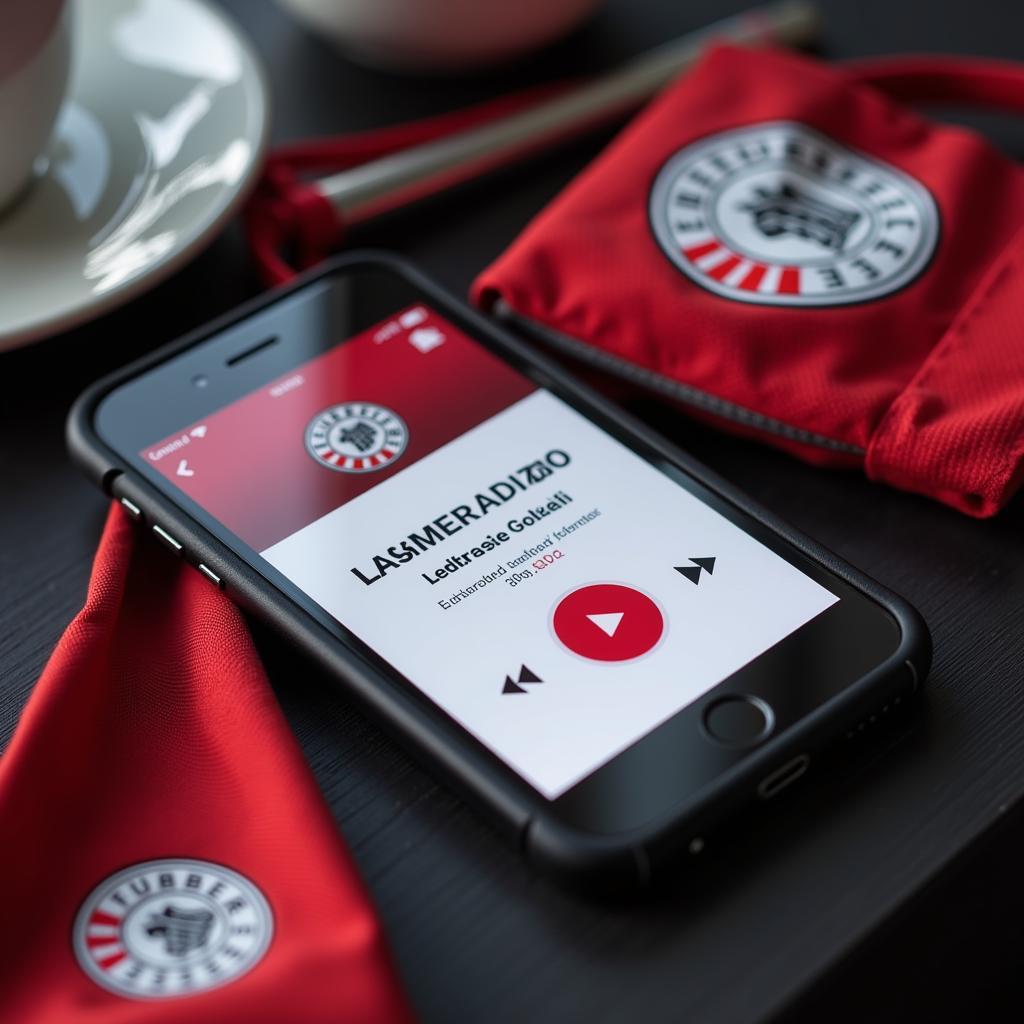 Bayer Leverkusen Webradio auf dem Smartphone