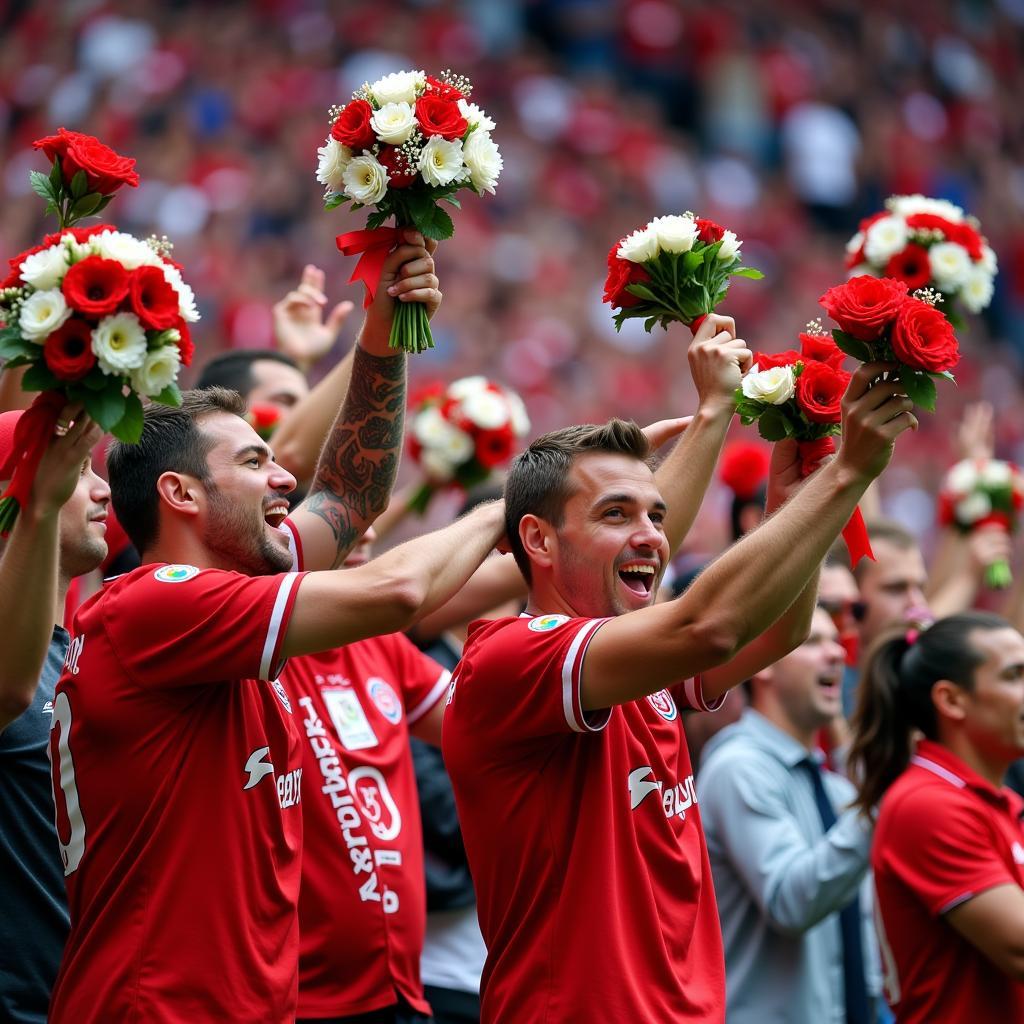 Blumen Leverkusen Fans