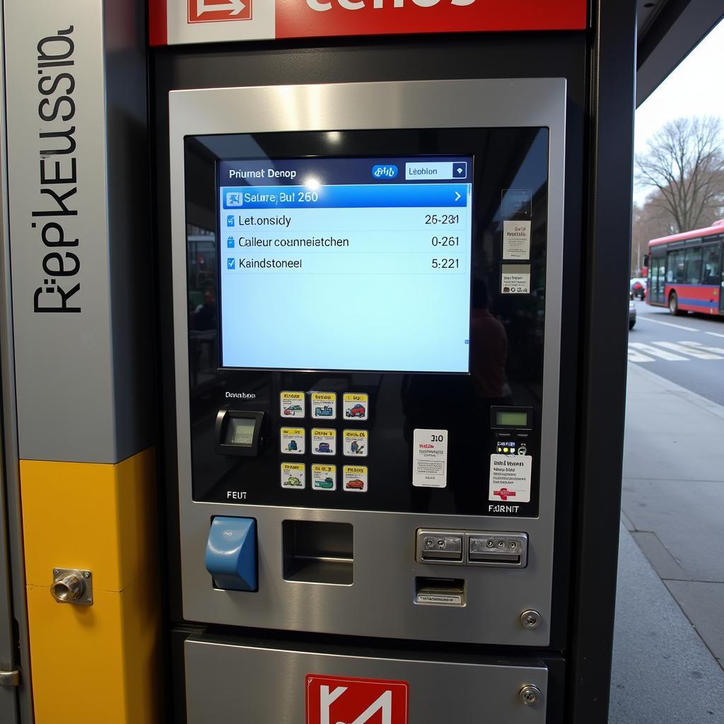 Bus 260 Leverkusen Ticket Automat