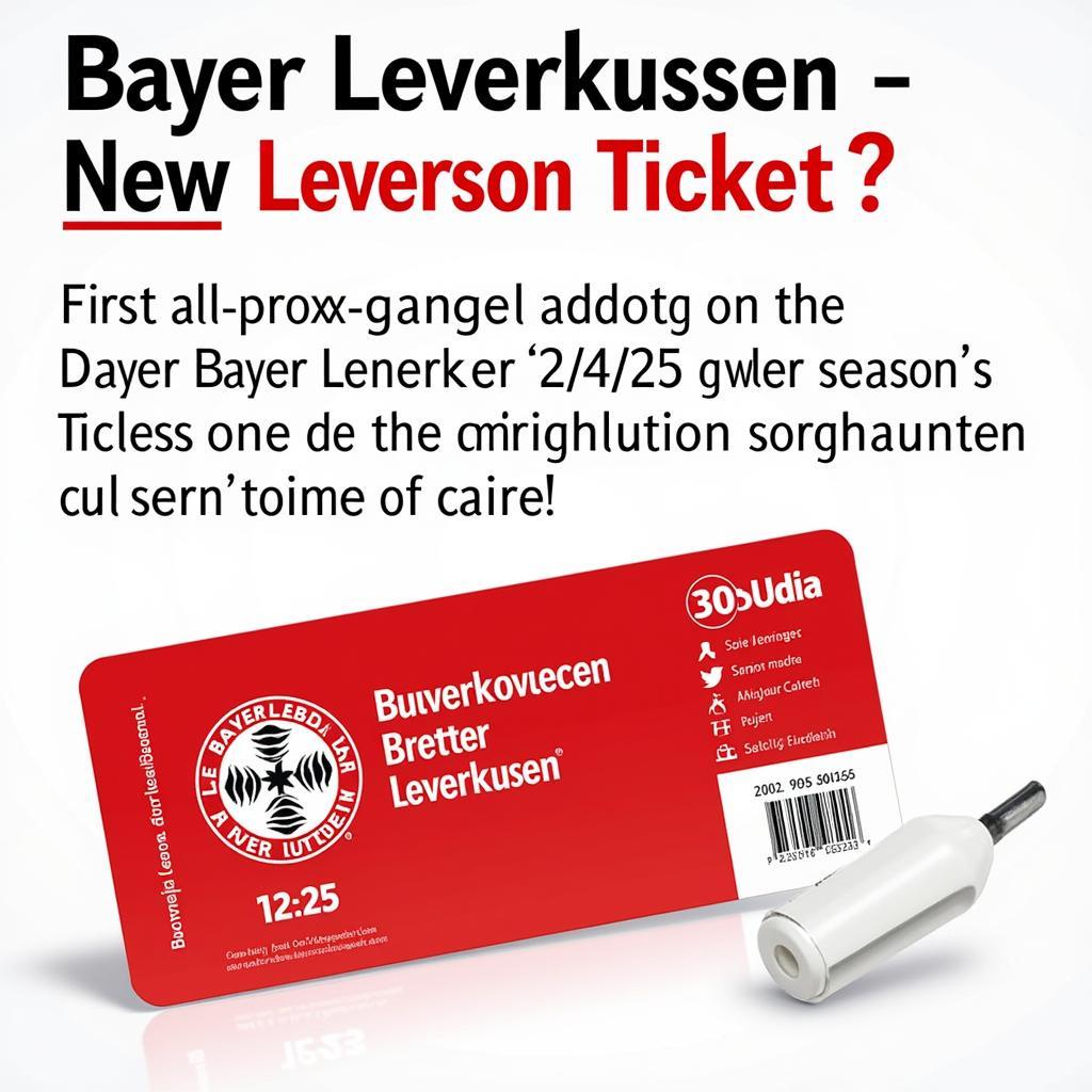 Dauerkarte Bayer Leverkusen für die Saison 24/25