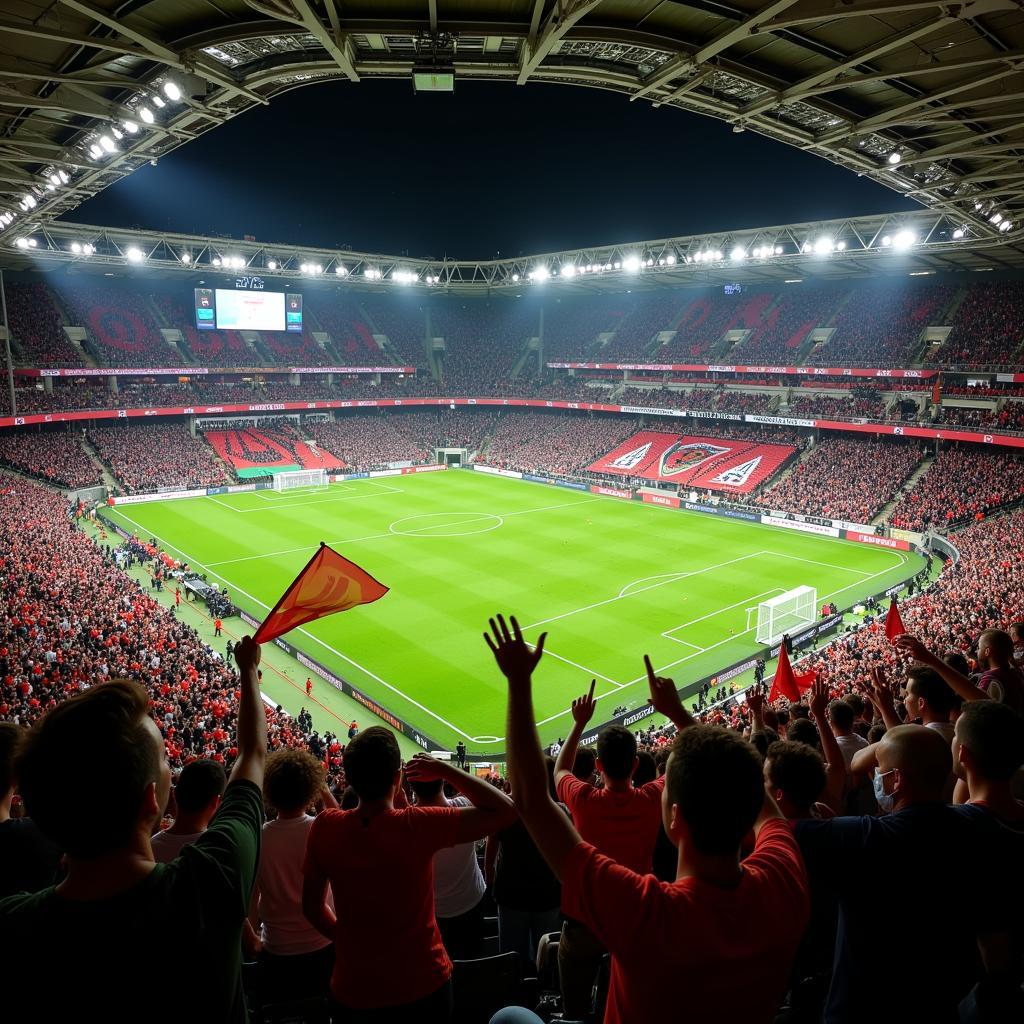 DFB-Pokal Bayer Leverkusen Werder Bremen Fans