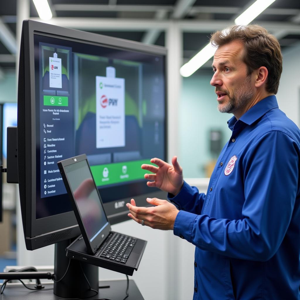 Dr. Krause präsentiert innovative Technologien im Bereich der Sportmedizin bei Bayer 04 Leverkusen