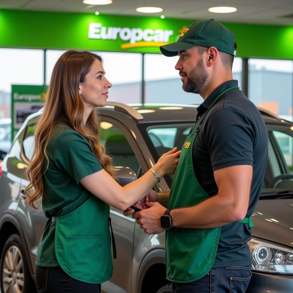 Kompetente Kundenberatung bei Europcar Leverkusen Wiesdorf.