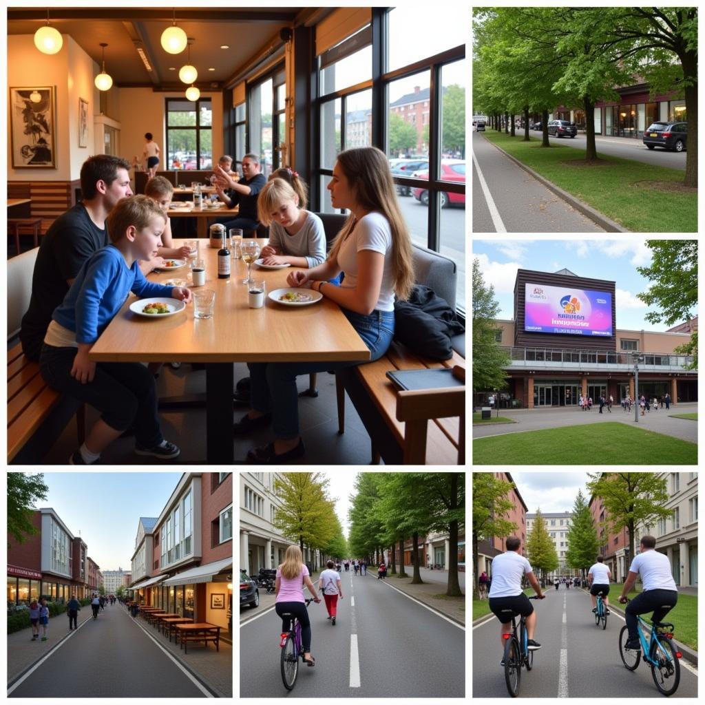 Freizeit und Gastronomie in Leverkusen an der Humboldtstraße