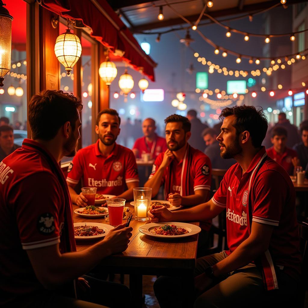 Fußball Fans Balkan Restaurant Leverkusen