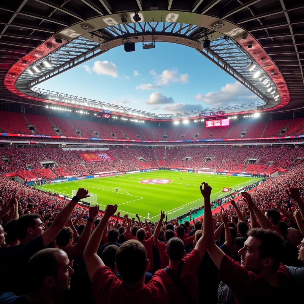 Fußballspiele in der BayArena Leverkusen