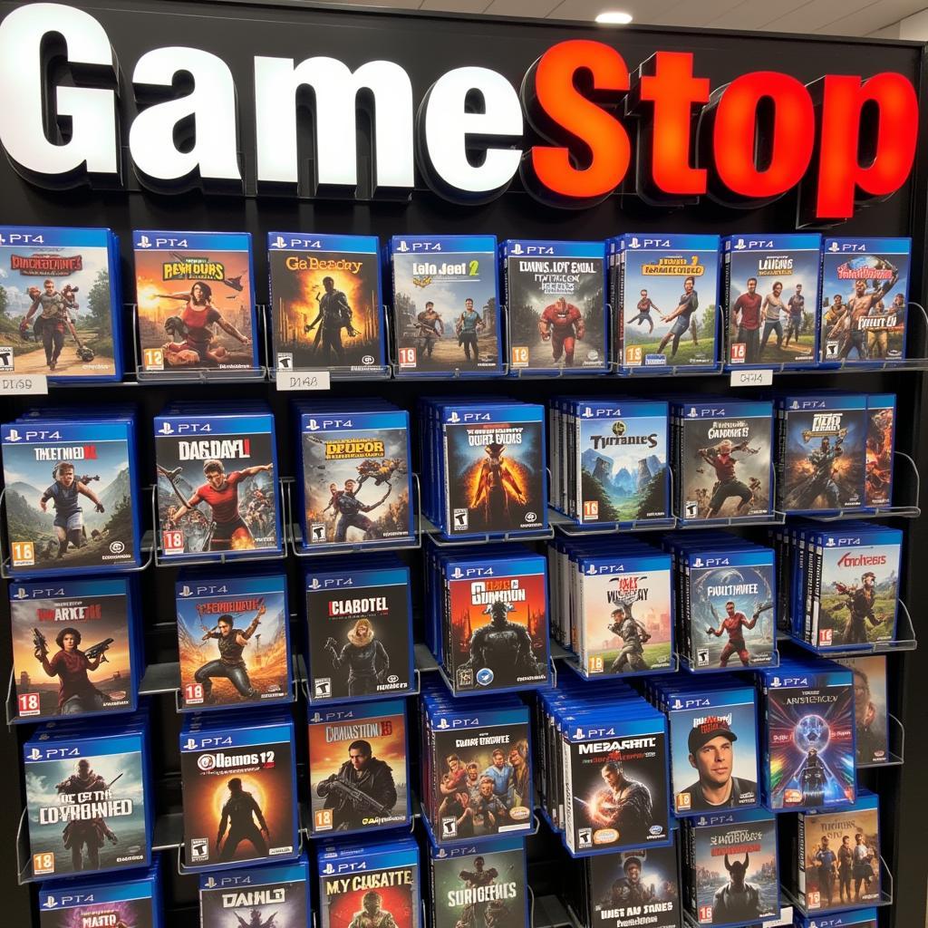 Breite Auswahl an Videospielen bei Gamestop Leverkusen, von Action bis Adventure.