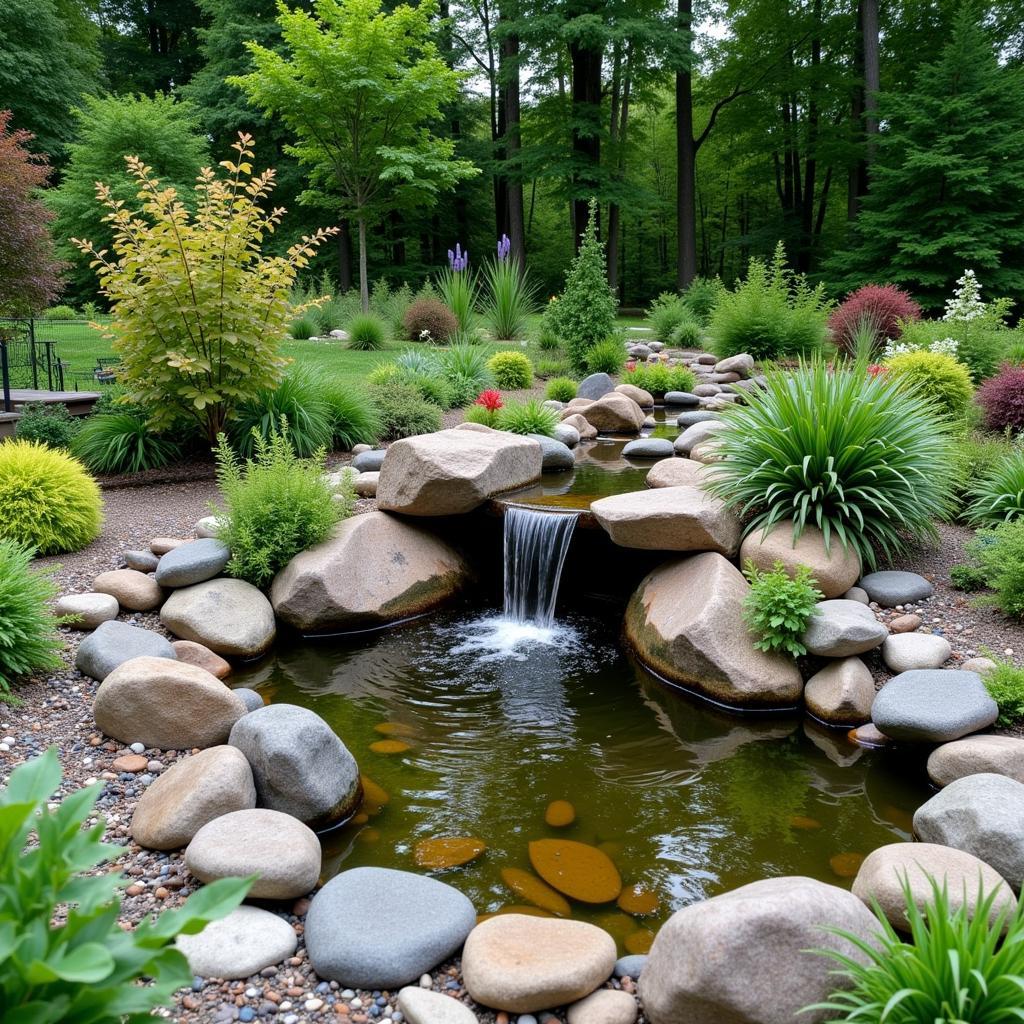 Moderne Teichanlage von Baier Gartengestaltung in Leverkusen