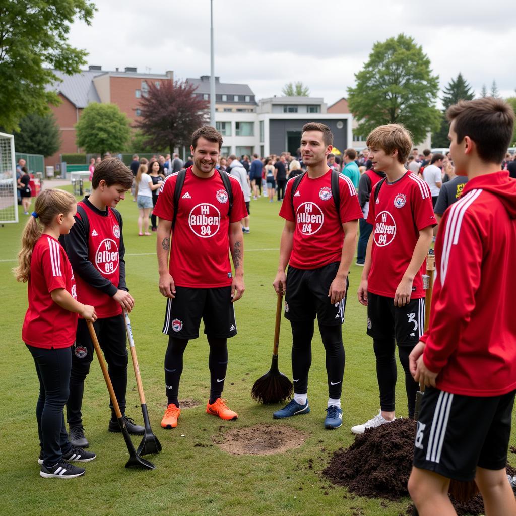 Gemeinschaftsprojekt Bayer 04 Leverkusen und Geschwister-Scholl-Berufskolleg