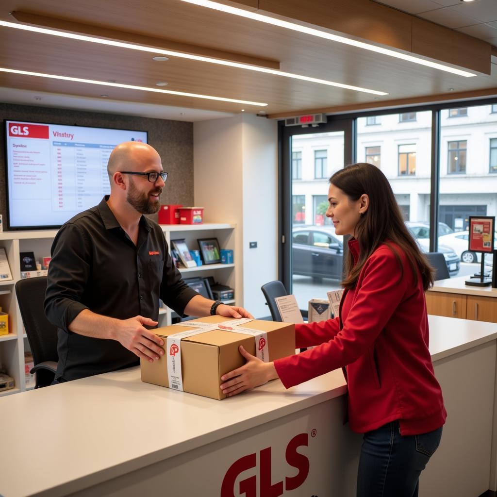 Versand eines Pakets im GLS Paketshop Leverkusen