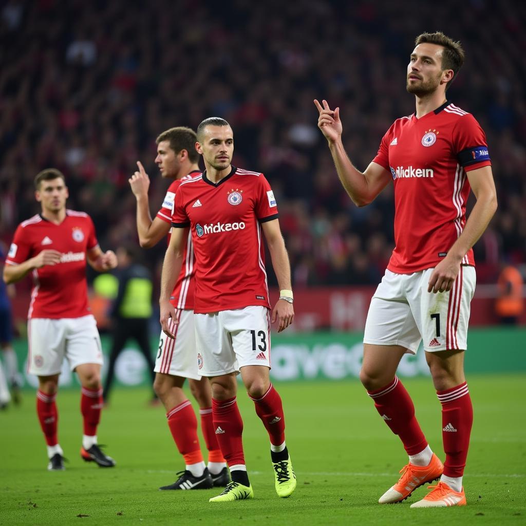 Niederlage in der BayArena gegen Atletico Madrid 2017