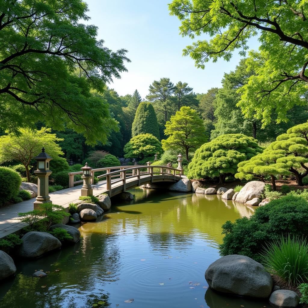 Japanischer Garten im Neuland-Park: Ruhe und Entspannung inmitten der Natur