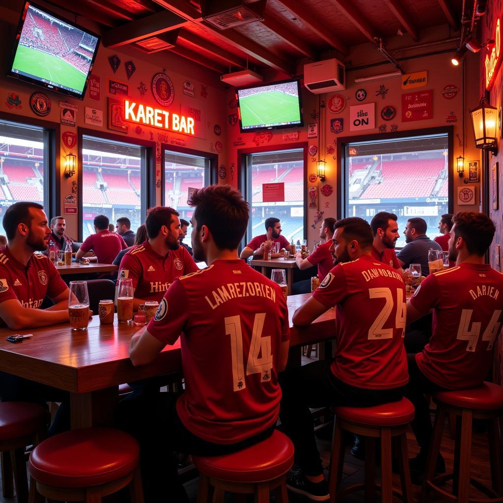 Atmosphäre in der Kartel Bar Leverkusen