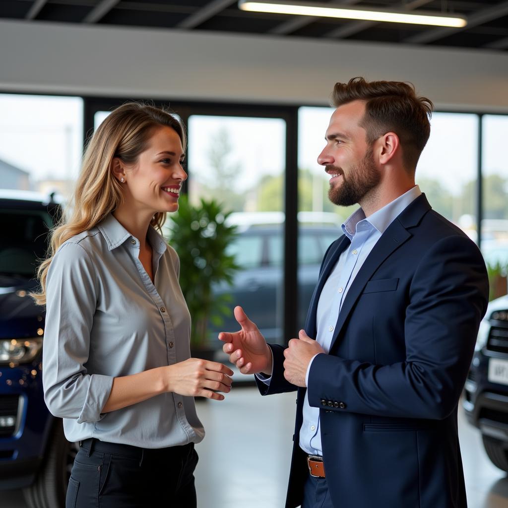 Kundenberatung im Autohaus Luchtenberg Leverkusen