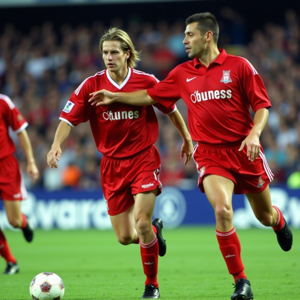 Leverkusen Liverpool Champions League Duell - Historisches Bild