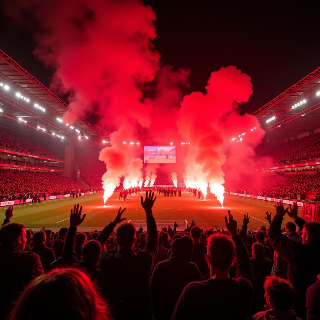 Leverkusen Ultras Choreografie