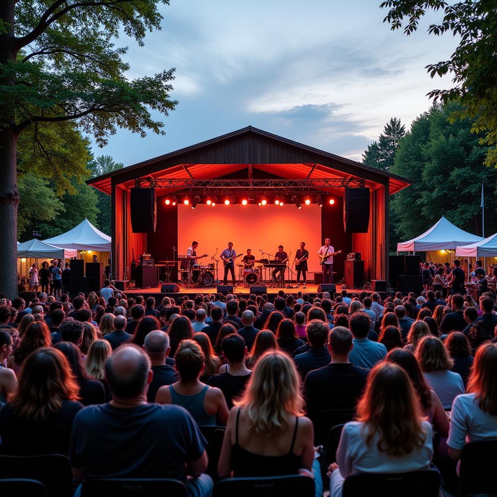 Open-Air-Konzert bei den Leverkusener Jazztagen 2024