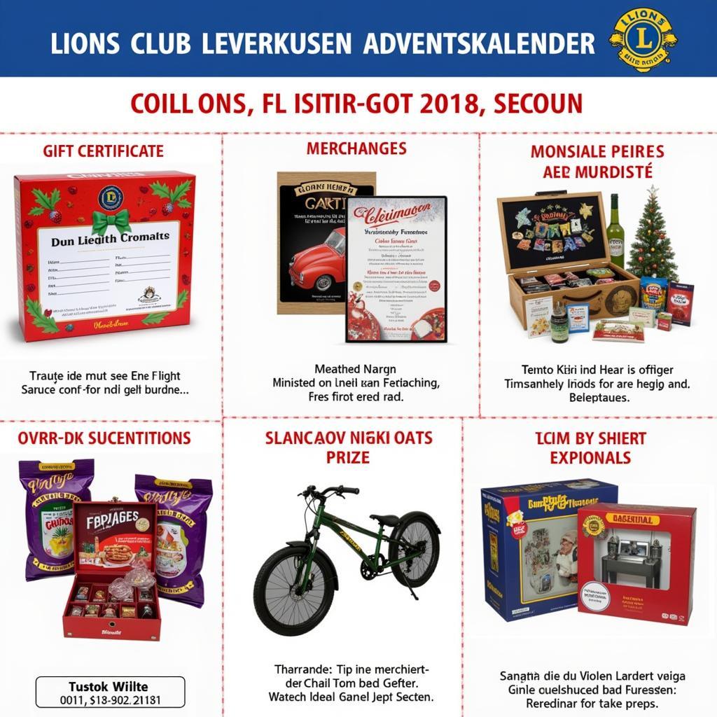 Lions Club Leverkusen Adventskalender Gewinne