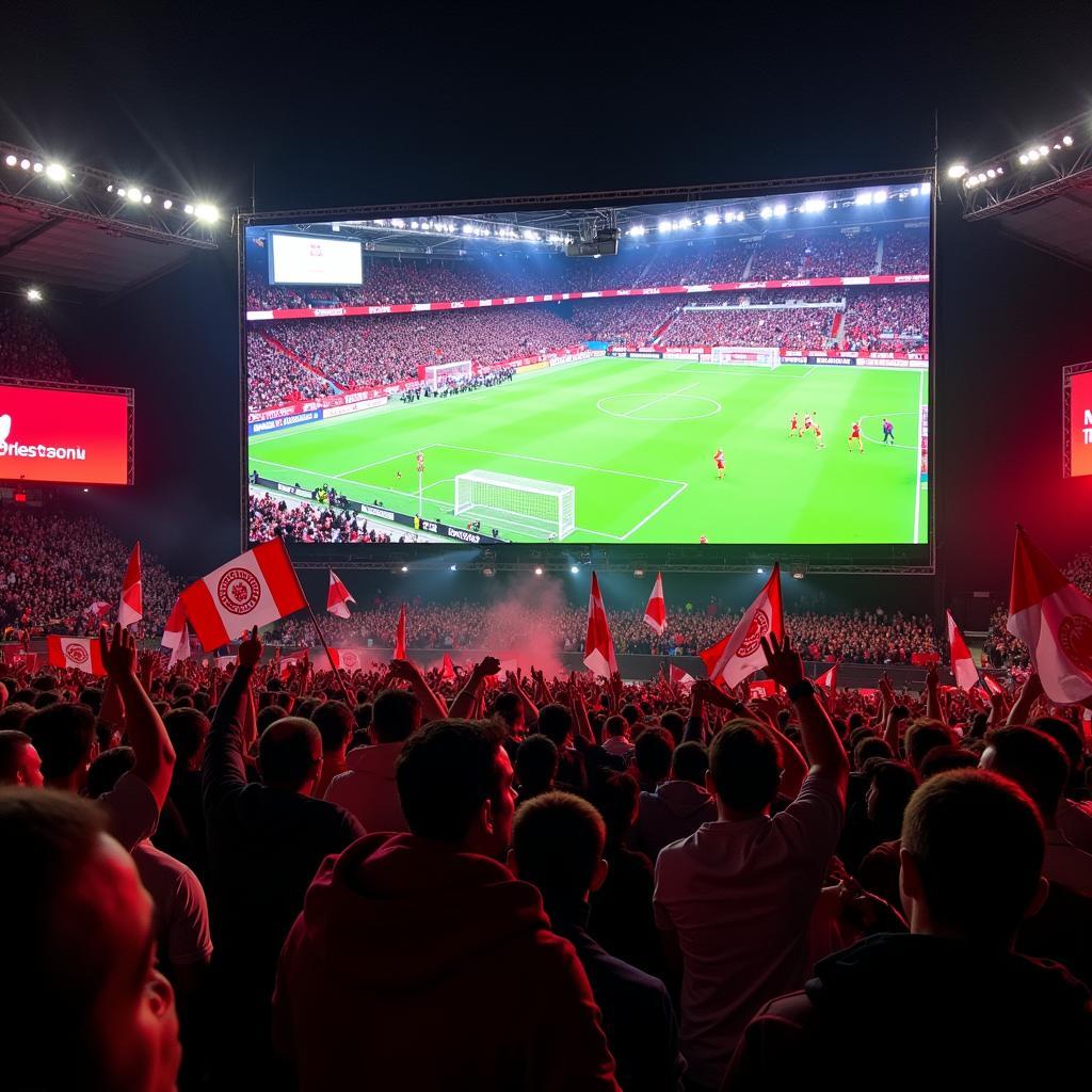 Meisterfeier Leverkusen Public Viewing