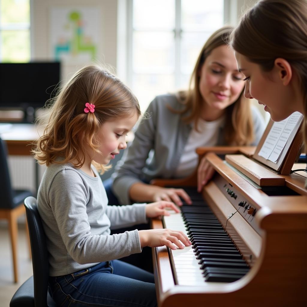 Klavierunterricht an der Musikschule Leverkusen