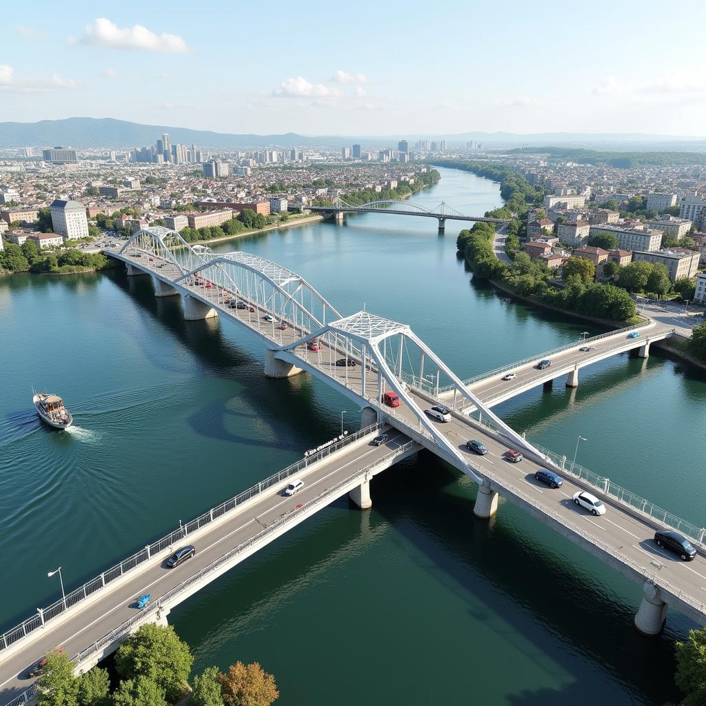 Neue Rheinbrücke Leverkusen Verkehr 51373