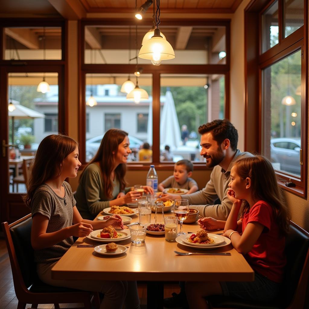 Familienessen im Ocakbasi Restaurant in Leverkusen