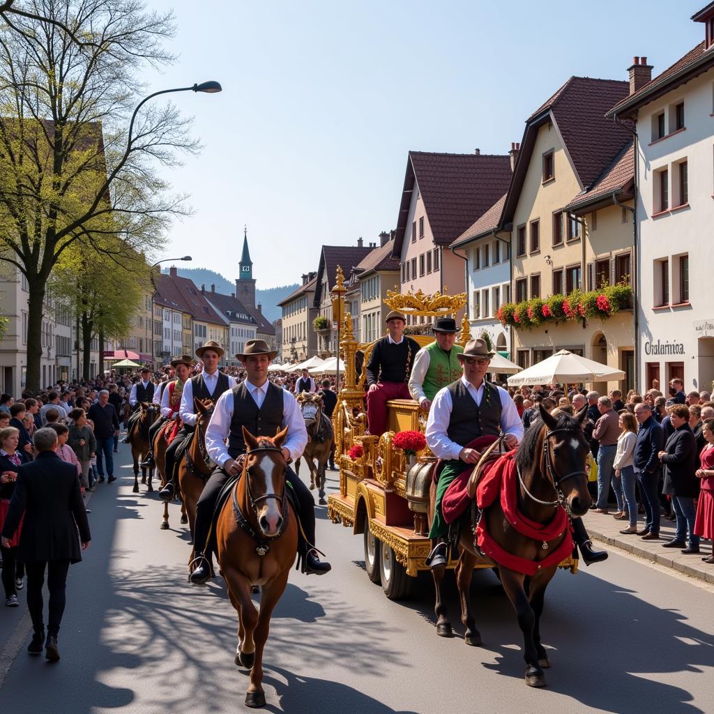 Festumzug beim Schützenfest Leverkusen Schlebusch