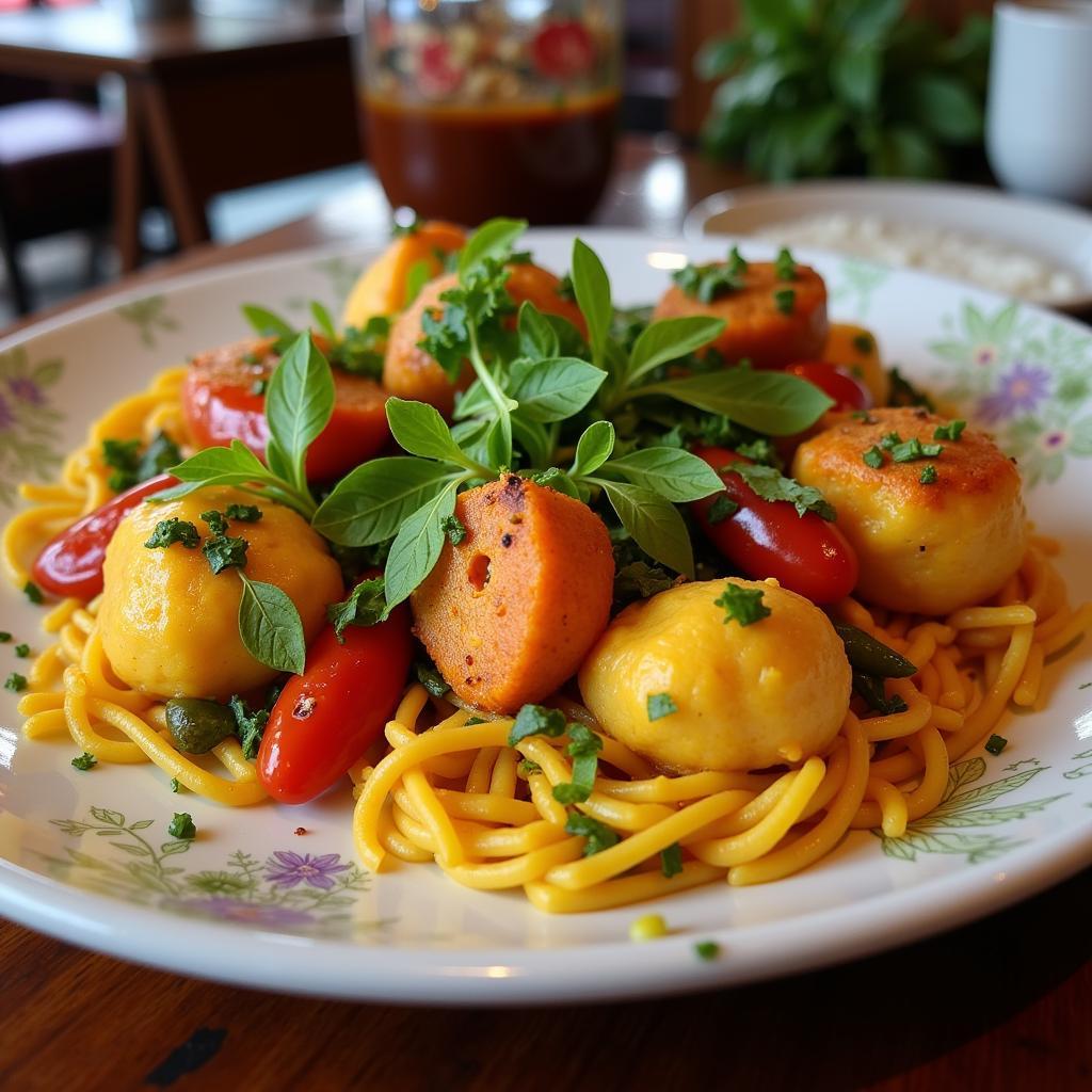 Vegetarische Köstlichkeiten im Sri Lanka Restaurant