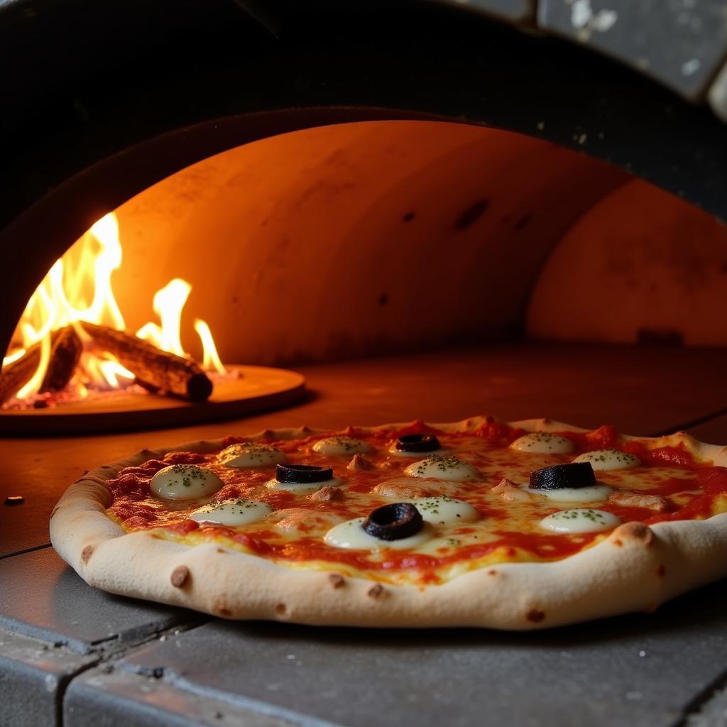 Der traditionelle Pizzaofen im Stückwerk Leverkusen