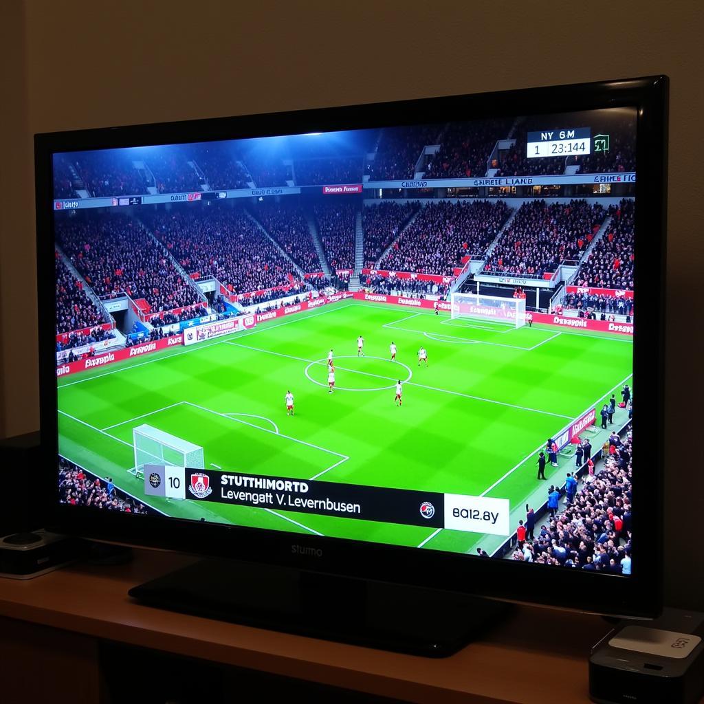 Live-Übertragung Stuttgart vs. Leverkusen im Fernsehen