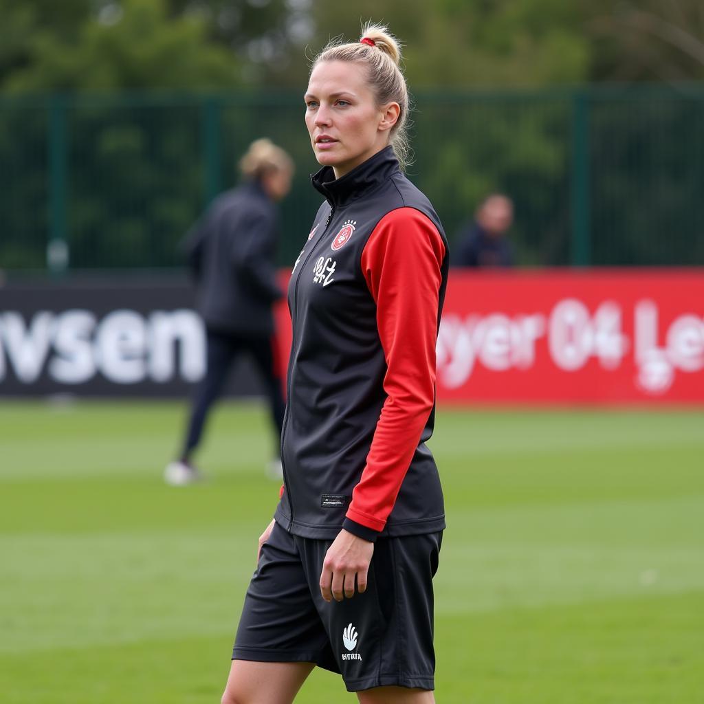 Susanne Molnar beim Training