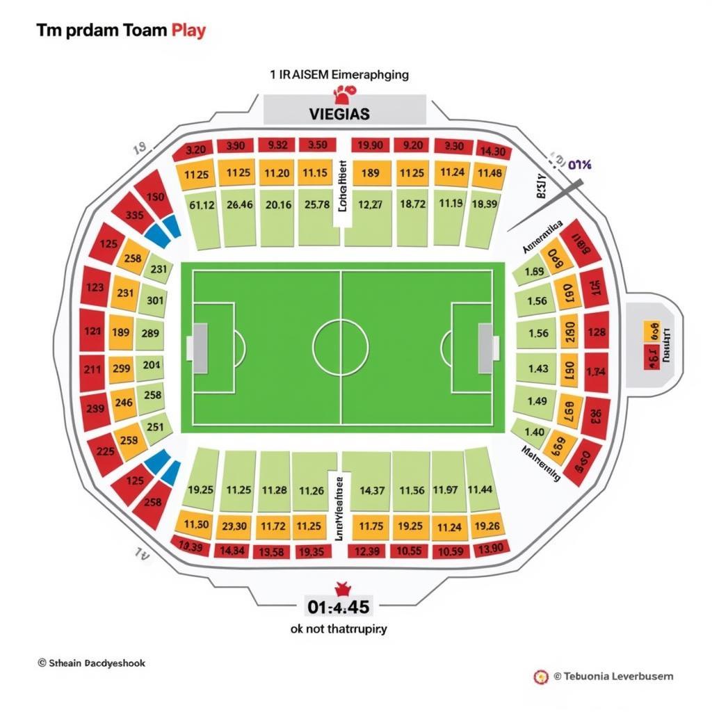 Sitzplan im Teutonia Leverkusen Stadion