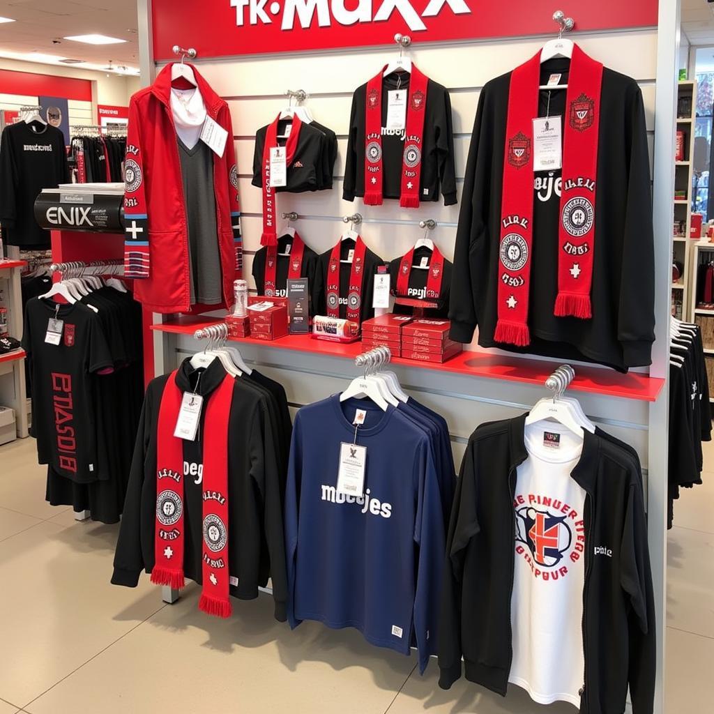 Alternativen zu klassischen Fanartikeln im TK Maxx Leverkusen.