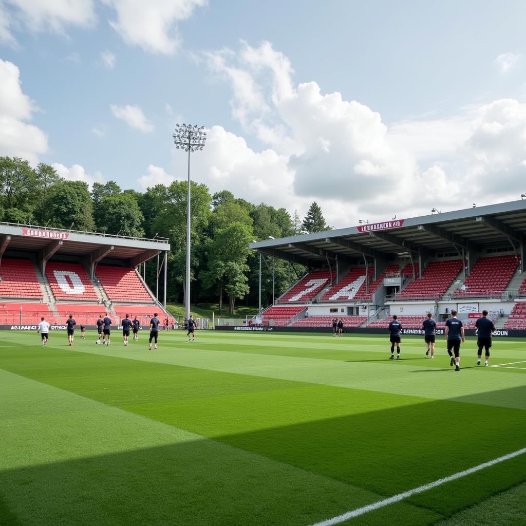 Trainingsgelände von Bayer 04 Leverkusen