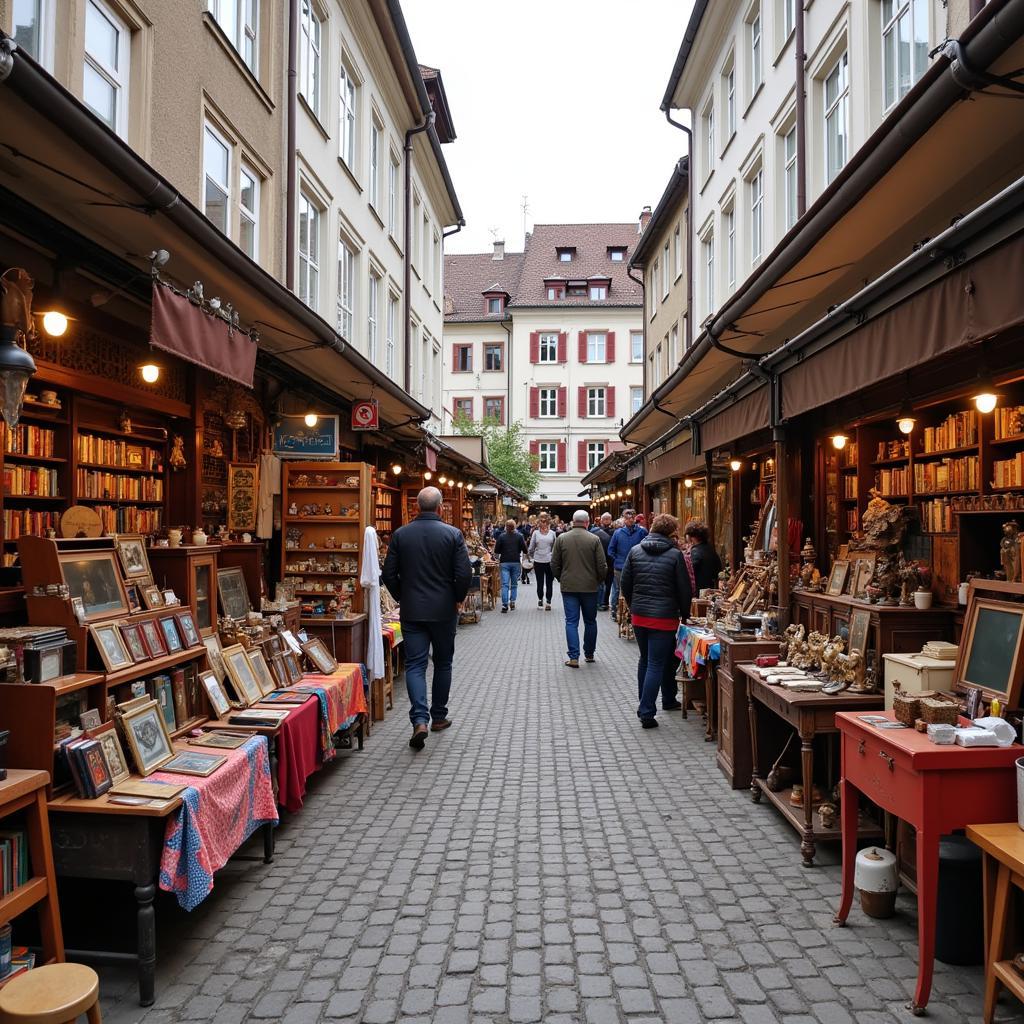 Antiquitäten auf dem Trödelmarkt in Leverkusen entdecken