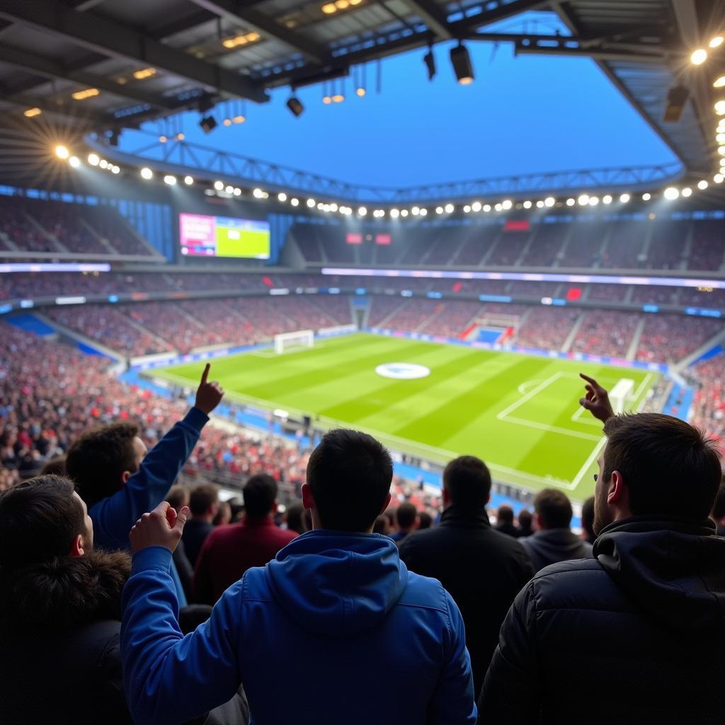 TSG 1899 Hoffenheim Fans im Stadion