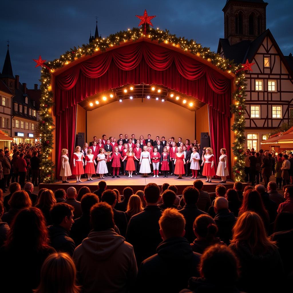 Unterhaltungsprogramm für die ganze Familie auf dem Leverkusener Weihnachtsmarkt